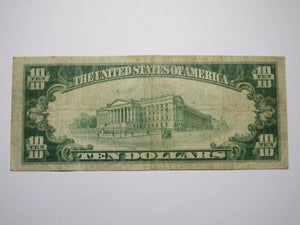 $10 1929 Council Bluffs Iowa National Currency Bank Note Bill Ch. #14028 RARE!!