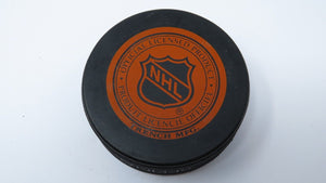 1995 NHL All Star Game Official Collectible Trench Vintage Hockey Puck San Jose