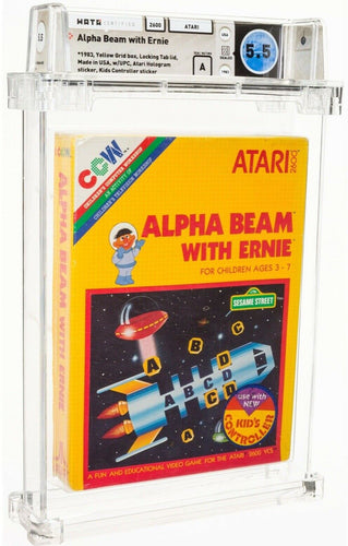 New Alpha Beam With Ernie Sesame Street Atari 2600 Sealed Video Game Wata Graded