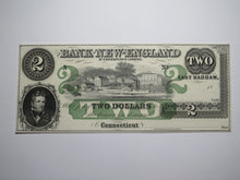 Load image into Gallery viewer, $2 18__ East Haddam Connecticut Obsolete Currency Bank Note Remainder Bill UNC++