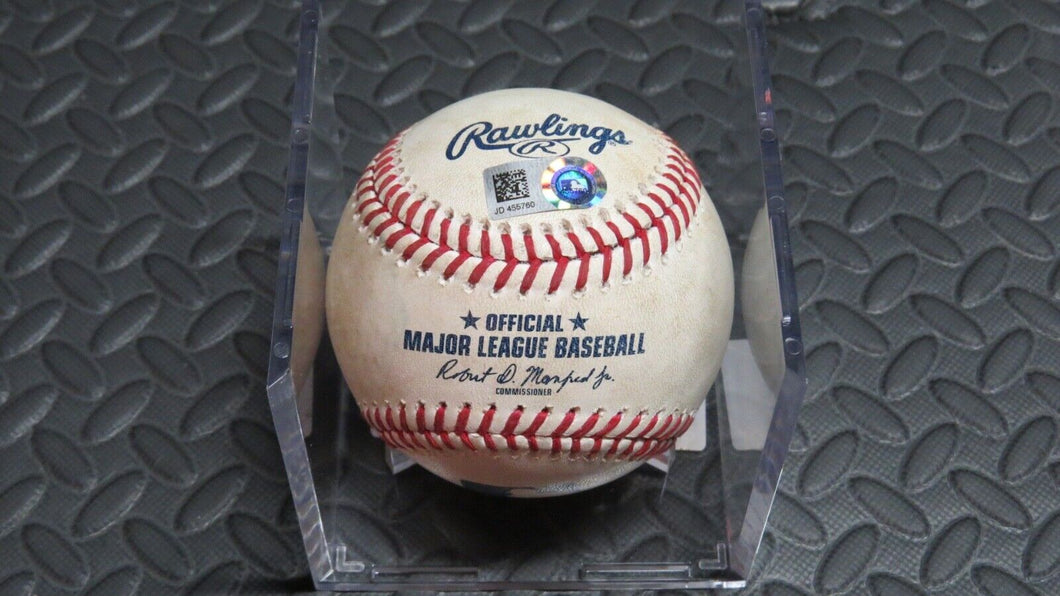 2018 Gregory Polanco Pittsburgh Pirates Double Game Used MLB Baseball! 2B Hit!