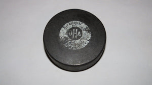 Vintage Brampton Warriors Game Used OHA Official Viceroy Hockey Puck Ontario!