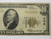 Load image into Gallery viewer, $10 1929 Port Chester New York NY National Currency Bank Note Bill Ch. #402 FINE