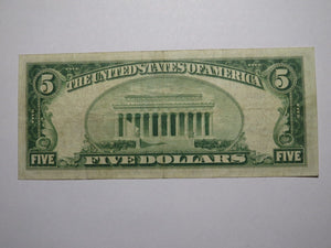 $5 1929 Portland Maine ME National Currency Bank Note Bill Ch. #221 Very Fine