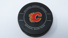 Load image into Gallery viewer, 2012-18 Calgary Flames Official Bettman Game Puck! Sher-Wood Not Used! CGY