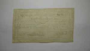 1791 10 Shillings Connecticut Comptrollers Office Colonial Currency Note Pomeroy