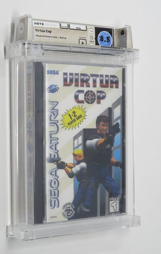 New Virtua Cop Sega Saturn Factory Sealed Video Game Wata 8.5 Graded Virtual CD