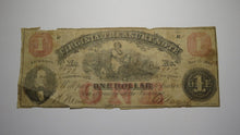 Load image into Gallery viewer, $1 1862 Richmond Virginia VA Obsolete Currency Treasury Bank Note Bill FINE