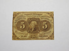 Load image into Gallery viewer, 1863 $.05 First Issue Fractional Currency Obsolete Bank Note Bill! 1st Issue VF