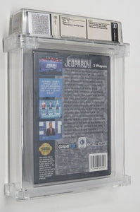 Brand New Jeopardy! Sega Genesis Factory Sealed Video Game Wata Graded 9.6 A++