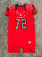 Load image into Gallery viewer, 2014 Kaleb Johnson Rutgers Scarlet Knights Game Used Worn Football Jersey Big 10