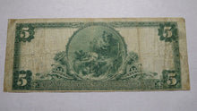 Load image into Gallery viewer, $5 1902 Woodridge New York NY National Currency Bank Note Bill Ch. #11059 RARE