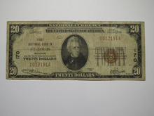 Load image into Gallery viewer, $20 1929 St. Louis Missouri MO National Currency Bank Note Bill Charter #170