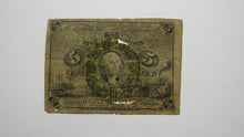 Load image into Gallery viewer, 1863 $.05 Second Issue Fractional Currency Obsolete Bank Note Bill 2nd Filler