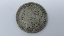 Load image into Gallery viewer, $1 1887-O Morgan Silver Dollar!  90% Circulated US Silver Coin Tougher Date!