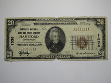 Load image into Gallery viewer, $20 1929 Hartford Connecticut CT National Currency Bank Note Bill Charter #1338