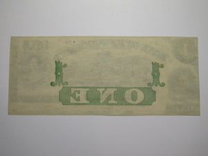 $1 18__ East Haddam Connecticut Obsolete Currency Bank Note Remainder Bill UNC++