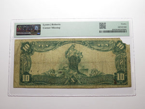 $10 1902 Beloit Kansas KS National Currency Bank Note Bill Charter #6701 F12 PMG