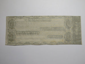 $5 18__ Windsor Vermont VT Obsolete Currency Bank Note Bill Remainder Rare UNC++