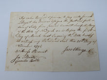 Load image into Gallery viewer, 1796 Payment Certificate to James Bogart of New York Colonial Currency Note USA