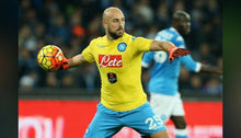 Load image into Gallery viewer, 2015-16 Pepe Reina Napoli Match Used Worn Serie A Soccer Shirt! Game Jersey