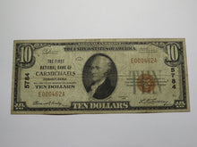 Load image into Gallery viewer, $10 1929 Carmichaels Pennsylvania PA National Currency Bank Note Bill Ch. #5784