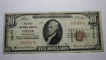 Load image into Gallery viewer, $10 1929 Exeter Pennsylvania PA National Currency Bank Note Bill #13177 VF!