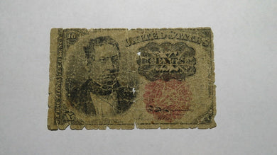 1874 $.10 Fifth Issue Fractional Currency Obsolete Bank Note Bill 5th Issue