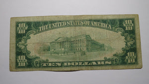 $10 1929 Cape May Court House New Jersey National Currency Bank Note Bill #7945