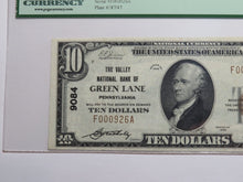 Load image into Gallery viewer, $10 1929 Green Lane Pennsylvania National Currency Bank Note Bill 9084 VF35 PCGS