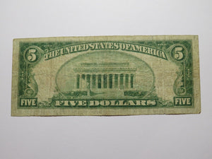 $5 1929 Chippewa Falls Wisconsin WI National Currency Bank Note Bill Ch. #3778