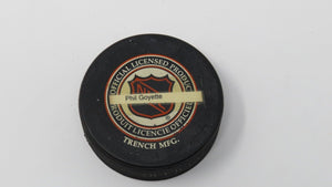 Phil Goyette Montreal Canadiens Autographed Signed NHL Official Hockey Puck