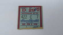 Load image into Gallery viewer, February 8, 1970 New York Rangers Vs. Los Angeles Kings NHL Hockey Ticket Stub