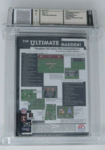 Load image into Gallery viewer, Madden &#39;96 NFL Football Sega Genesis Factory Sealed Video Game Wata Graded 9.4