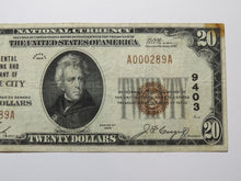 Load image into Gallery viewer, $20 1929 Salt Lake City Utah UT National Currency Bank Note Bill Ch. #9403 VF