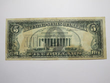 Load image into Gallery viewer, $5 1977 Full Face to Back Offset Error Federal Reserve Bank Note Bill VF