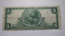 Load image into Gallery viewer, $5 1902 Hoosick Falls New York NY National Currency Bank Note Bill! Ch. #2471 VF