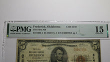 Load image into Gallery viewer, $5 1929 Frederick Oklahoma OK National Currency Bank Note Bill Ch. #8140 F15 PMG