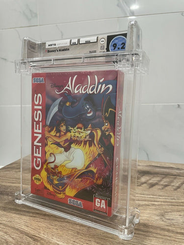 Disney's Aladdin Sega Genesis Factory Sealed Video Game Wata 9.2 Graded A+ Seal