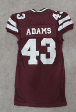 Load image into Gallery viewer, 2017 Fletcher Adams Mississippi State Game Used Worn Football Jersey Alabama St.