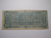 Load image into Gallery viewer, $10 1864 Richmond Virginia VA Confederate Currency Bank Note Bill RARE T68 XF