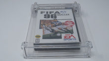 Load image into Gallery viewer, FIFA Soccer &#39;96 Sega Genesis Factory Sealed Video Game Wata Graded 8.0 A+ Seal