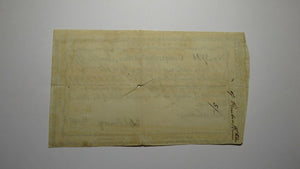 1790 5 Shillings Connecticut Comptroller's Office Colonial Currency Note Pomeroy