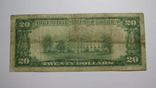 Load image into Gallery viewer, $20 1929 Pekin Illinois IL National Currency Bank Note Bill Ch. #3770 Low Serial