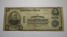 Load image into Gallery viewer, $5 1902 Georgetown Kentucky KY National Currency Bank Note Bill Ch. #8579 RARE