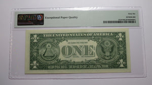 $1 1957 Silver Certificate Star Note Currency Bank Note Bill About UNC66 PMG