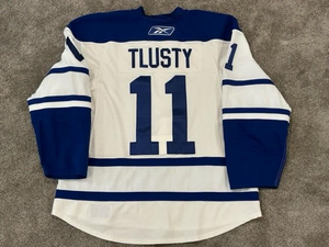 2008-09 Jiri Tlusty Toronto Maple Leafs Game Used Worn NHL Hockey Jersey MeiGray