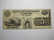 Load image into Gallery viewer, $5 18__ East Haddam Connecticut Obsolete Currency Bank Note Remainder Bill UNC++