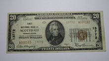 Load image into Gallery viewer, $20 1929 Scottdale Pennsylvania PA National Currency Bank Note Bill #13772 VF++