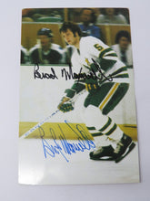 Load image into Gallery viewer, Brad Maxwell Minnesota North Stars Signed Autographed Original NHL 5X3 Photo